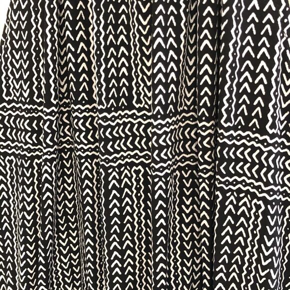 BCBGeneration Shirred Waist Tribal Print Dress S - Picture 6 of 8